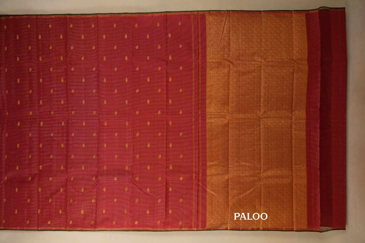 Vintage Kanjivaram Silk Saree paloo
