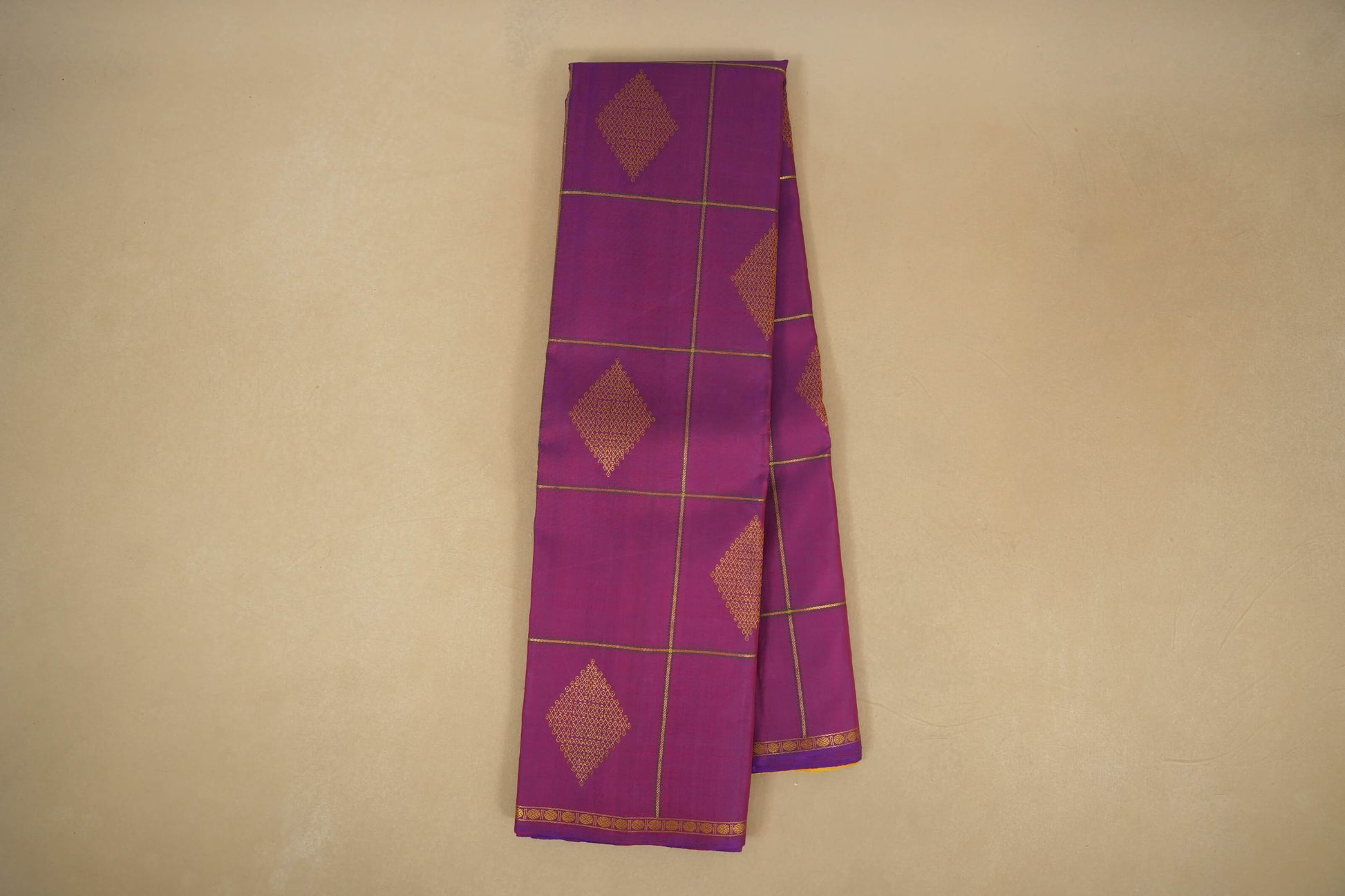 borderless vintage kanjivaram silk saree