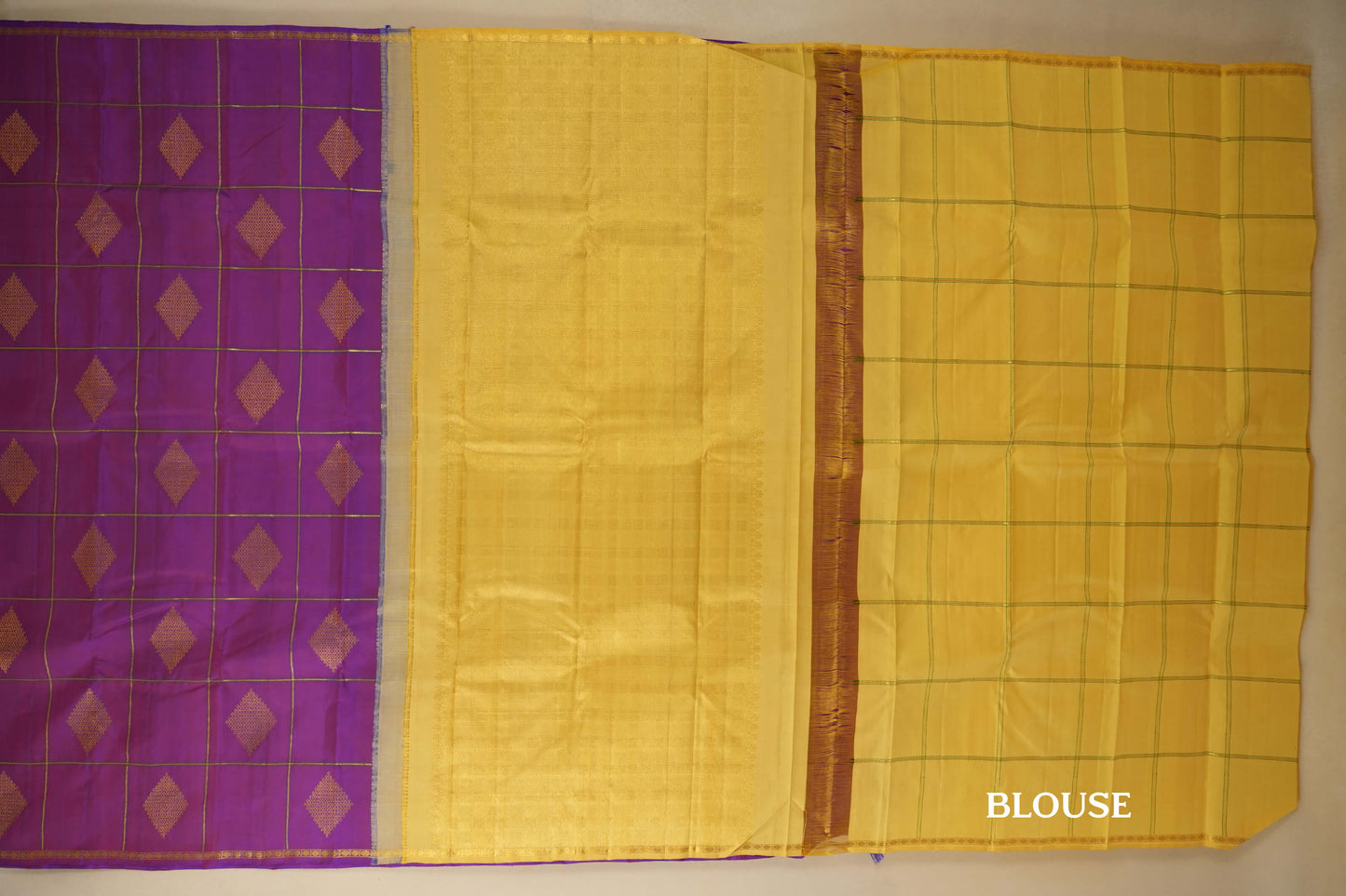 vintage kanjivaram silk saree blouse