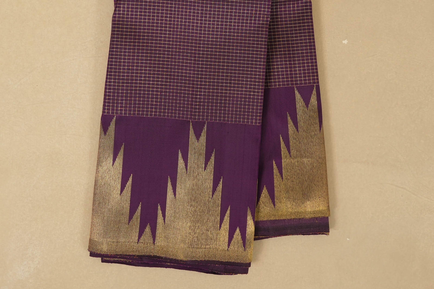 Purple Kanjivaram Silk Saree  by Shreenivas Silks PSSR018074 - Parisera