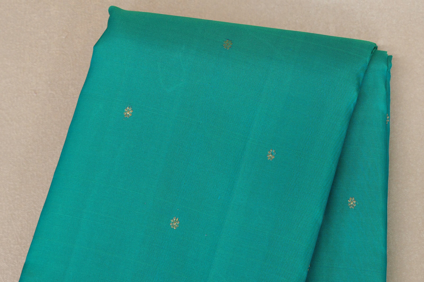 Dual Tone Green and Blue Vintage Kanjivaram Silk Saree by Shreenivas Silks PSSR019104