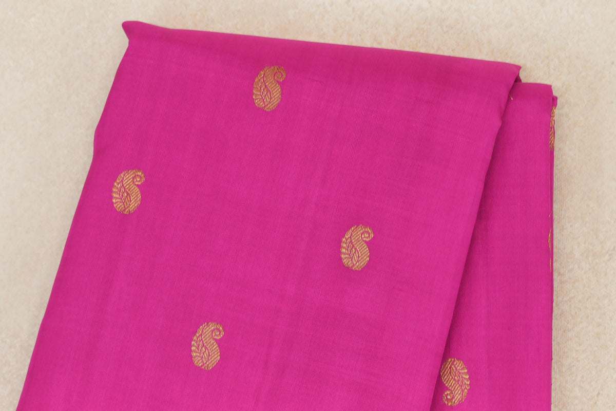 Bright Magenta Pink Vintage Kanjivaram Silk Saree online