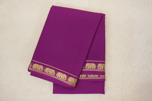 Magenta Mysore Silk Saree by Shreenivas Silks 