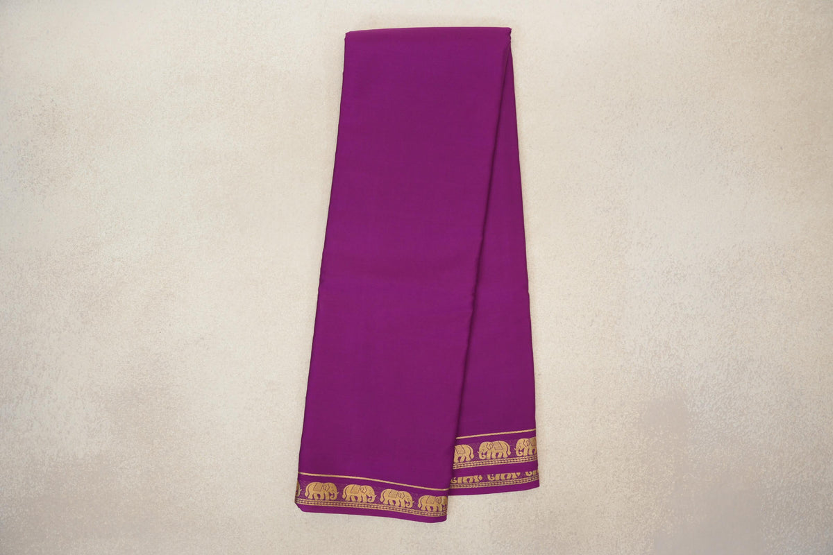 Magenta Mysore Silk Saree by Shreenivas Silks PSSR0110238