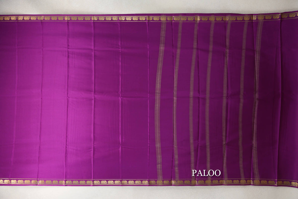 Magenta Mysore Silk Saree by Shreenivas Silks PSSR0110238