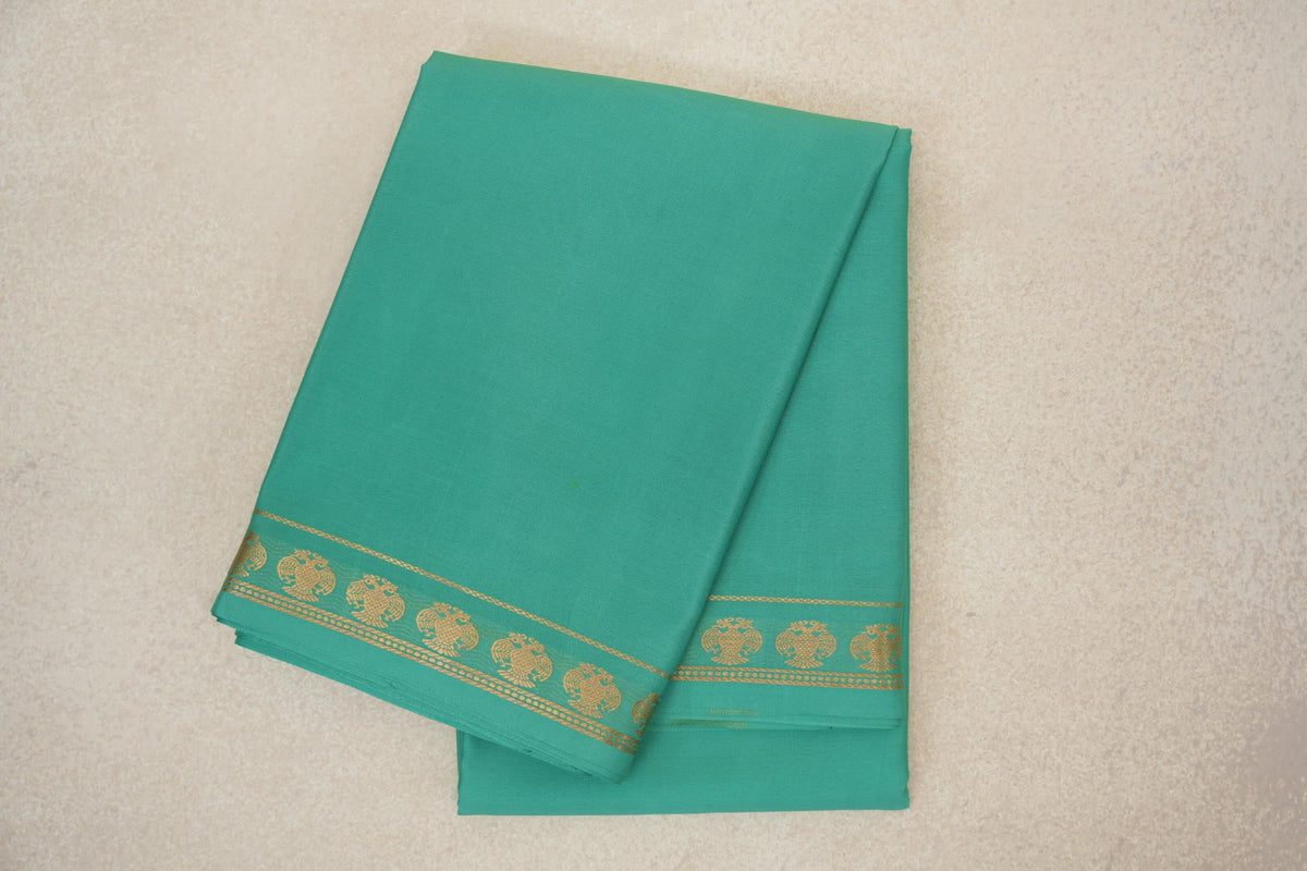 Teal Green Mysore Silk Saree by Shreenivas Silks PSSR0110239