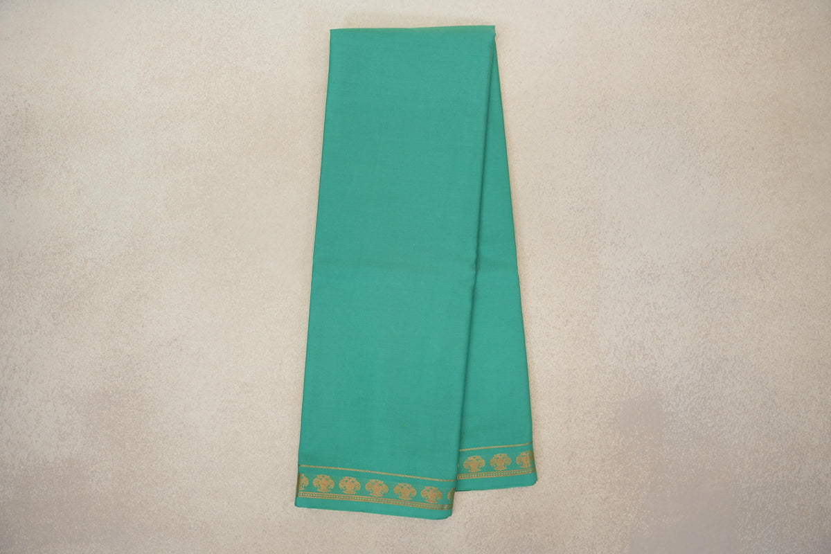 Teal Green Mysore Silk Saree by Shreenivas Silks PSSR0110239