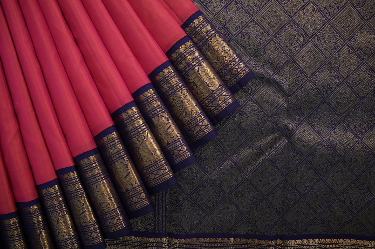 Bridal kanchipuram silk saree