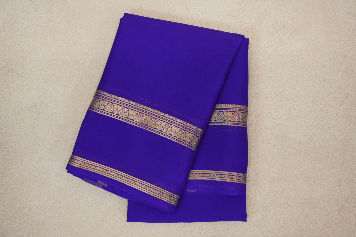 Violet Purple Mysore Silk Saree by Shreenivas Silks PSSR0110246