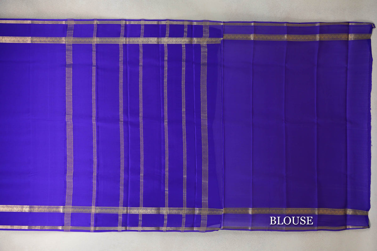 Violet Purple Mysore Silk Saree by Shreenivas Silks PSSR0110246