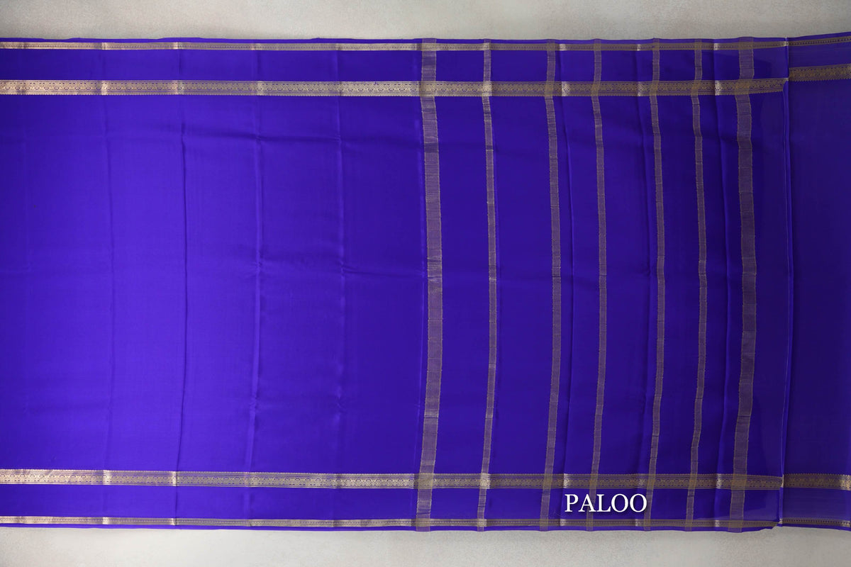 Violet Purple Mysore Silk Saree by Shreenivas Silks PSSR0110246