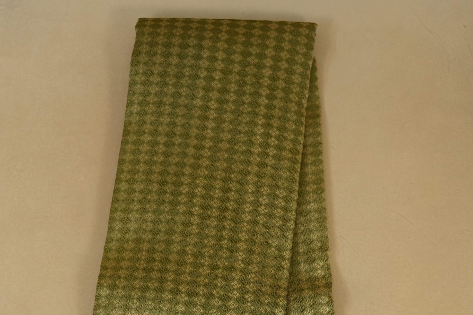 Pista Green Light weight Kanchipuram Silk Saree  Body zoom