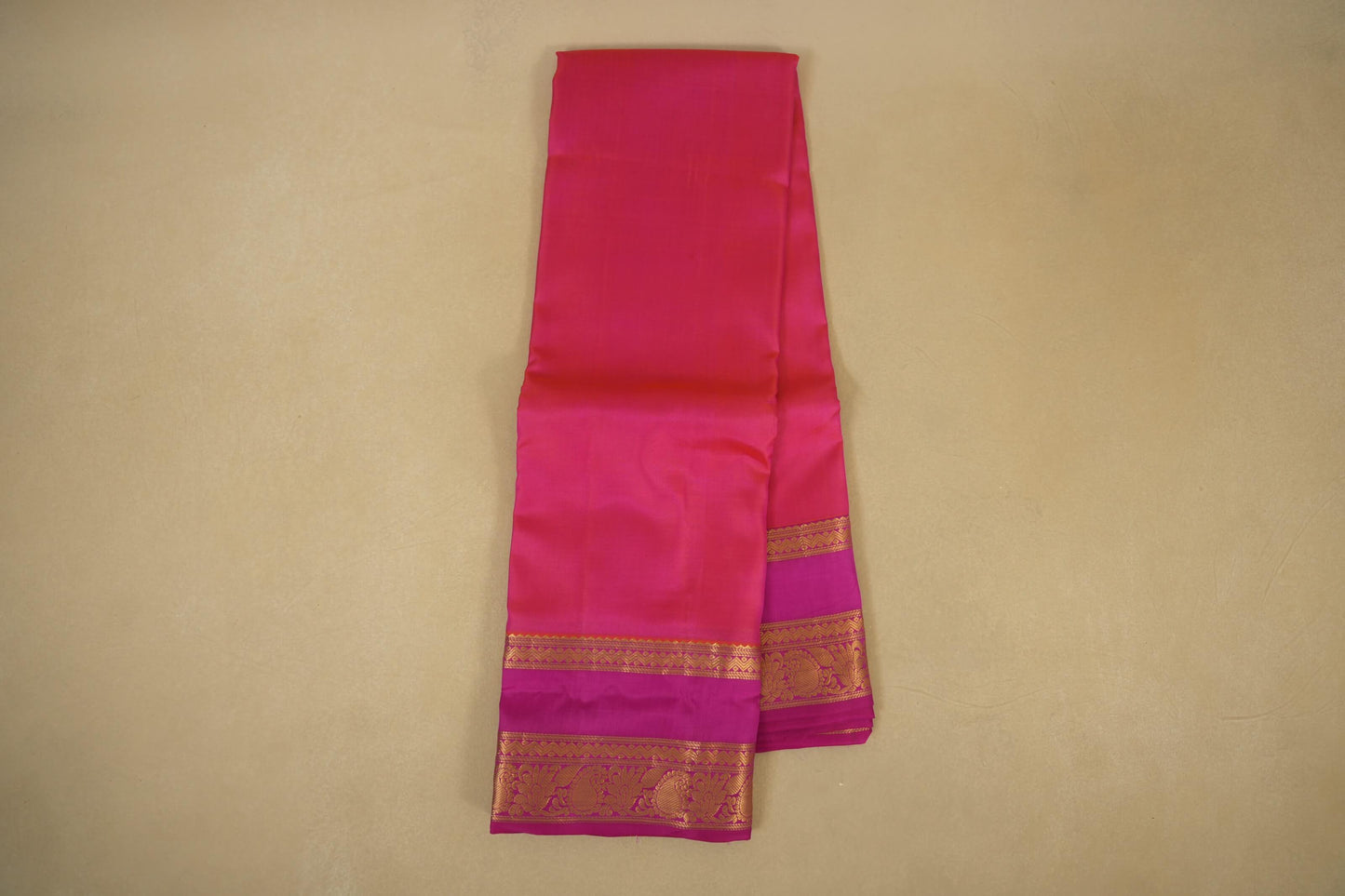 Peach Pink Light Weight Kanchipuram Silk Saree online