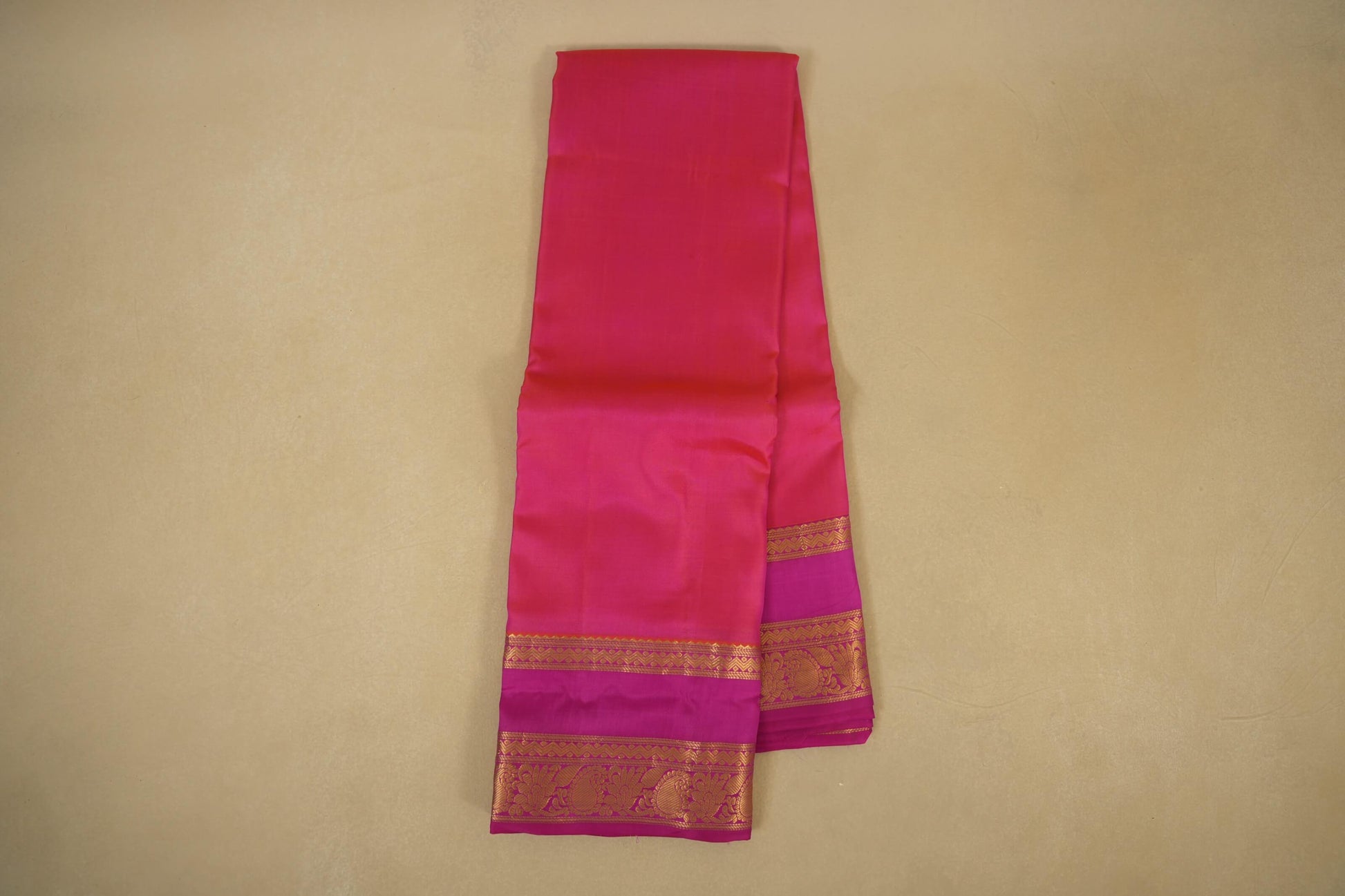 Peach Pink Light Weight Kanchipuram Silk Saree online