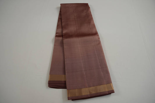 Plain light weight kanchipuram silk saree