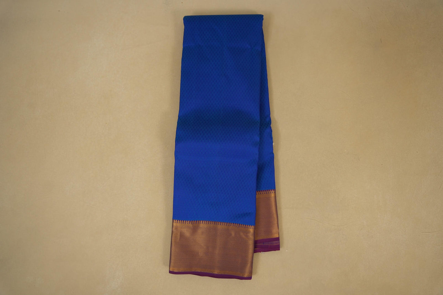 Peacock Blue Light Weight Kanchipuram Silk Saree Blouse