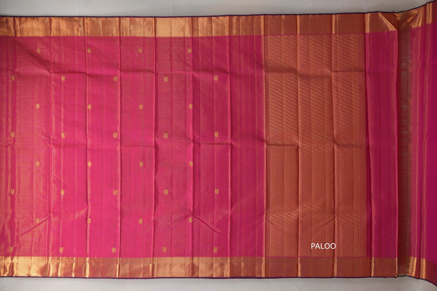 Orangish Pink Vintage Kanjivaram Silk Saree by Shreenivas Silks PSSR019199