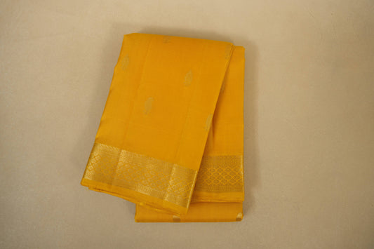 Yellow Kanjivaram Silk Saree