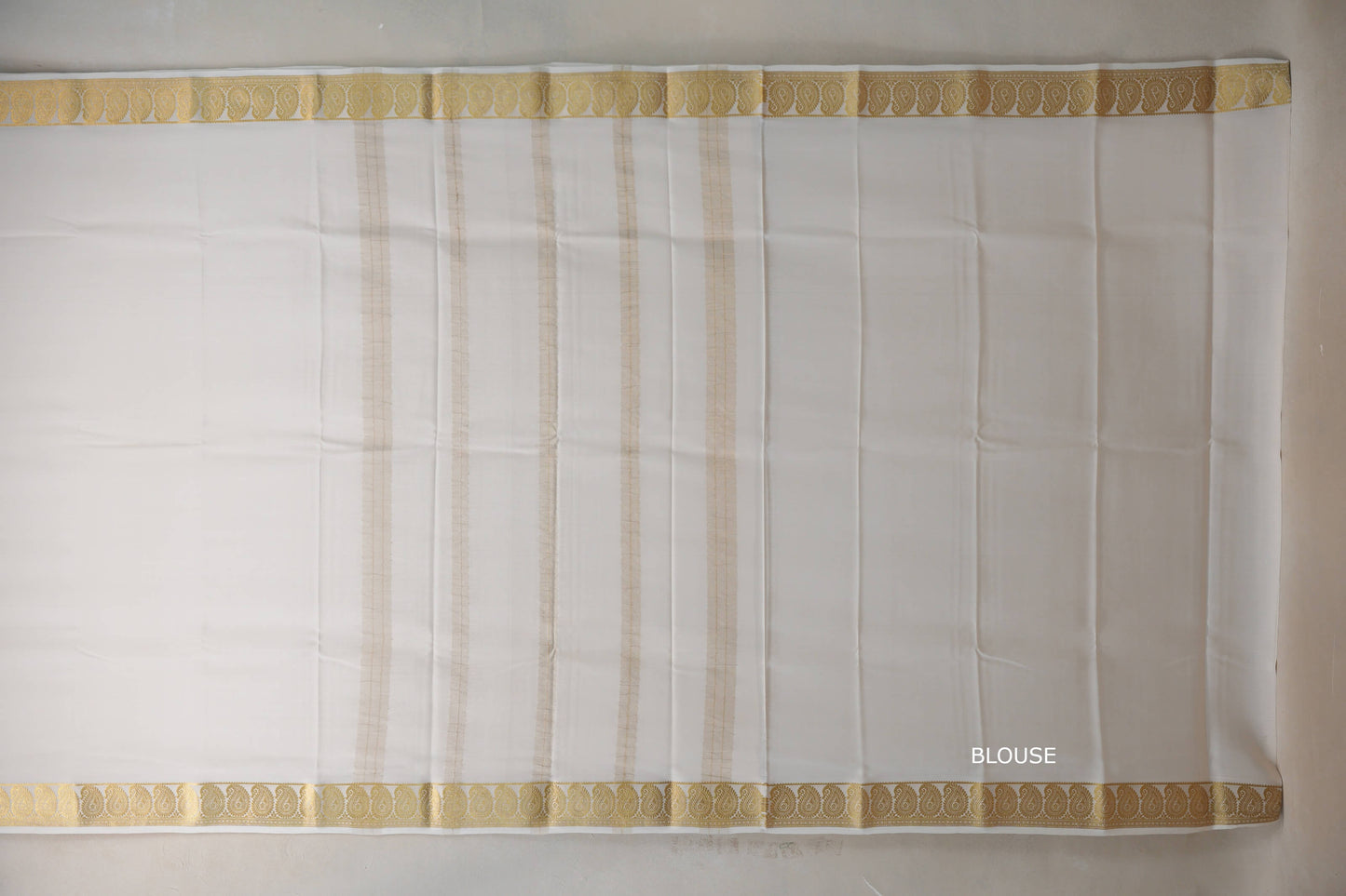 Cream Mysore Silk Saree by Shreenivas Silks PSSR019213
