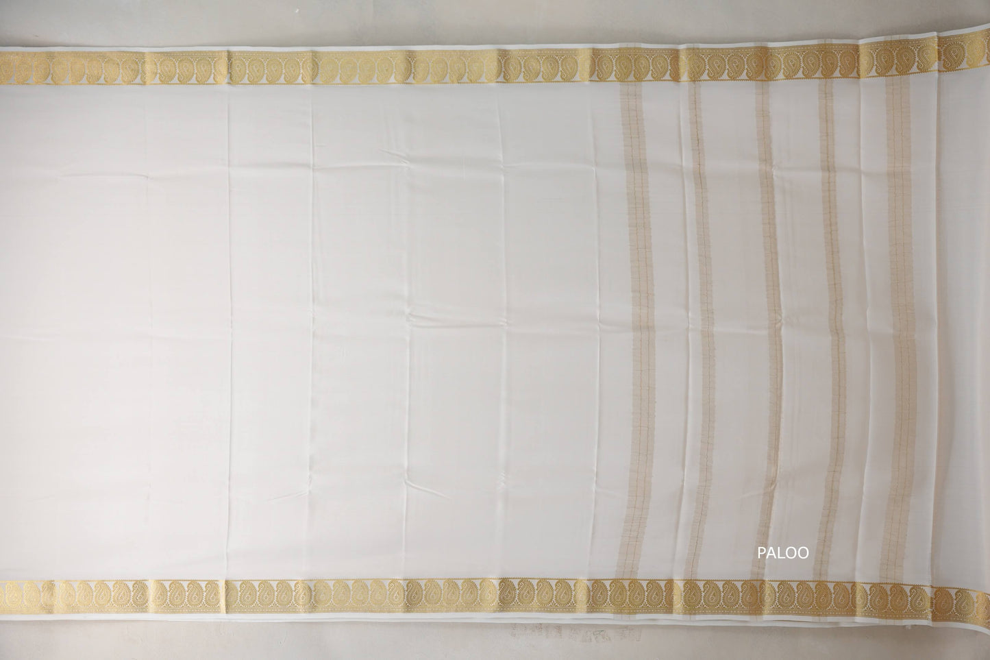 Cream Mysore Silk Saree by Shreenivas Silks PSSR019213