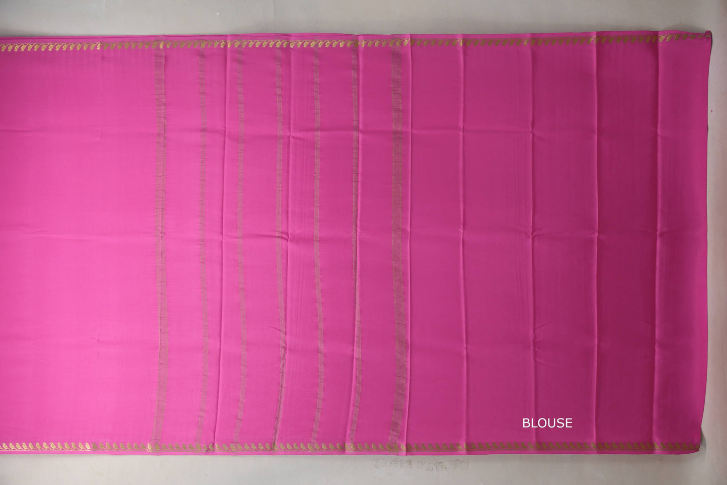 Rose Pink Mysore Silk Saree by Shreenivas Silks PSSR019214