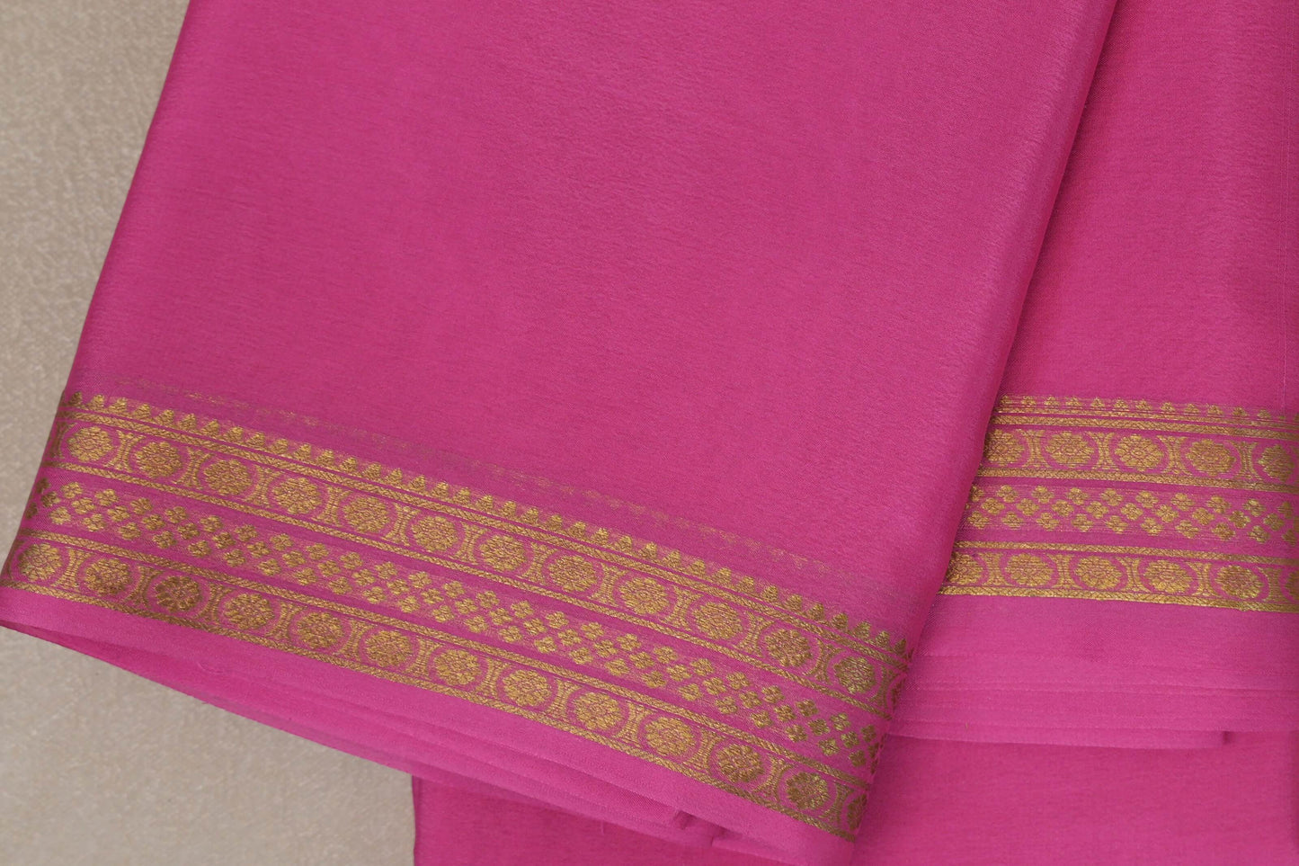 Hot Pink Mysore Silk Saree by Shreenivas Silks PSSR019218
