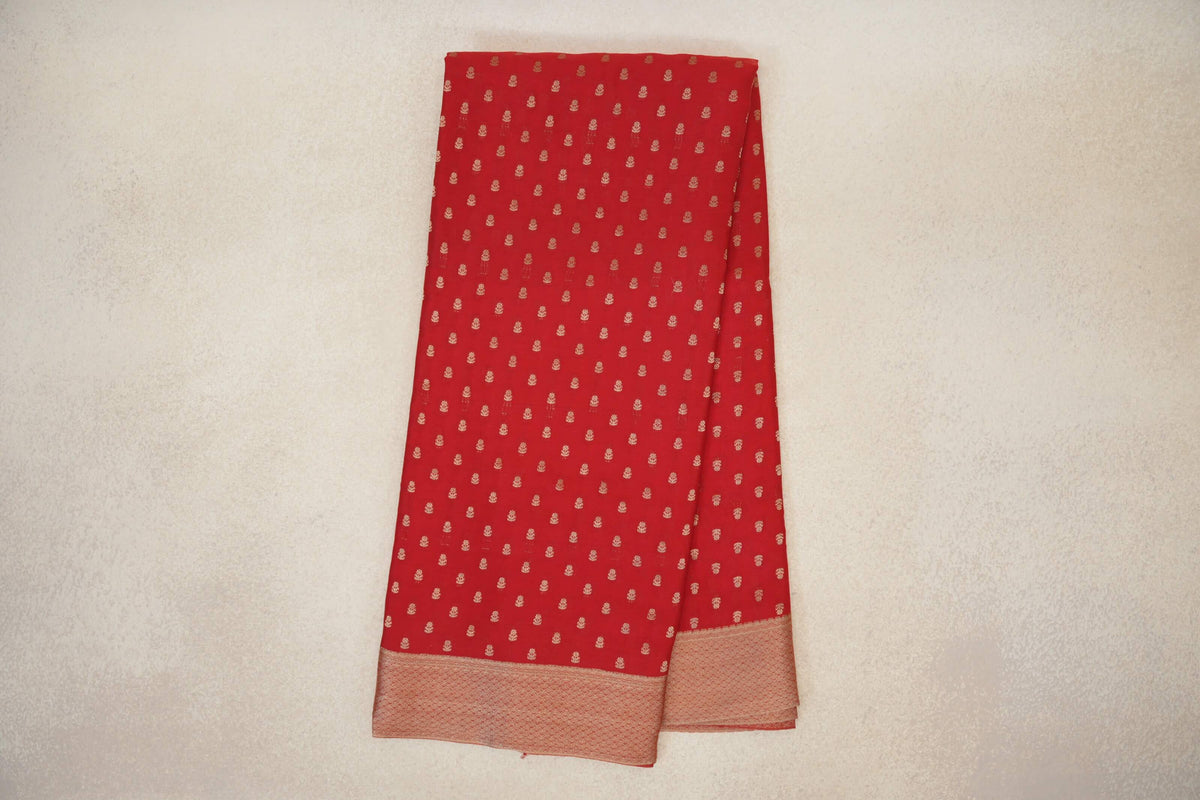 Tomato Red Mysore Silk Saree online