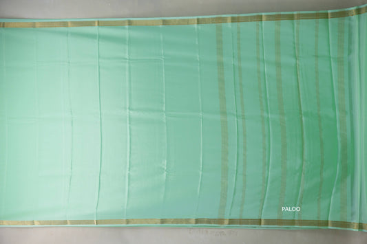 Pastel Mint Green Mysore Silk Saree by Shreenivas Silks PSSR019219
