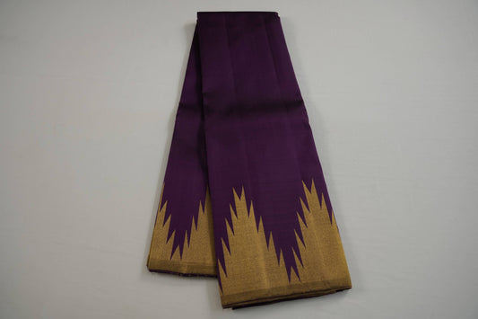 Temple borders kanchipuram silk saree