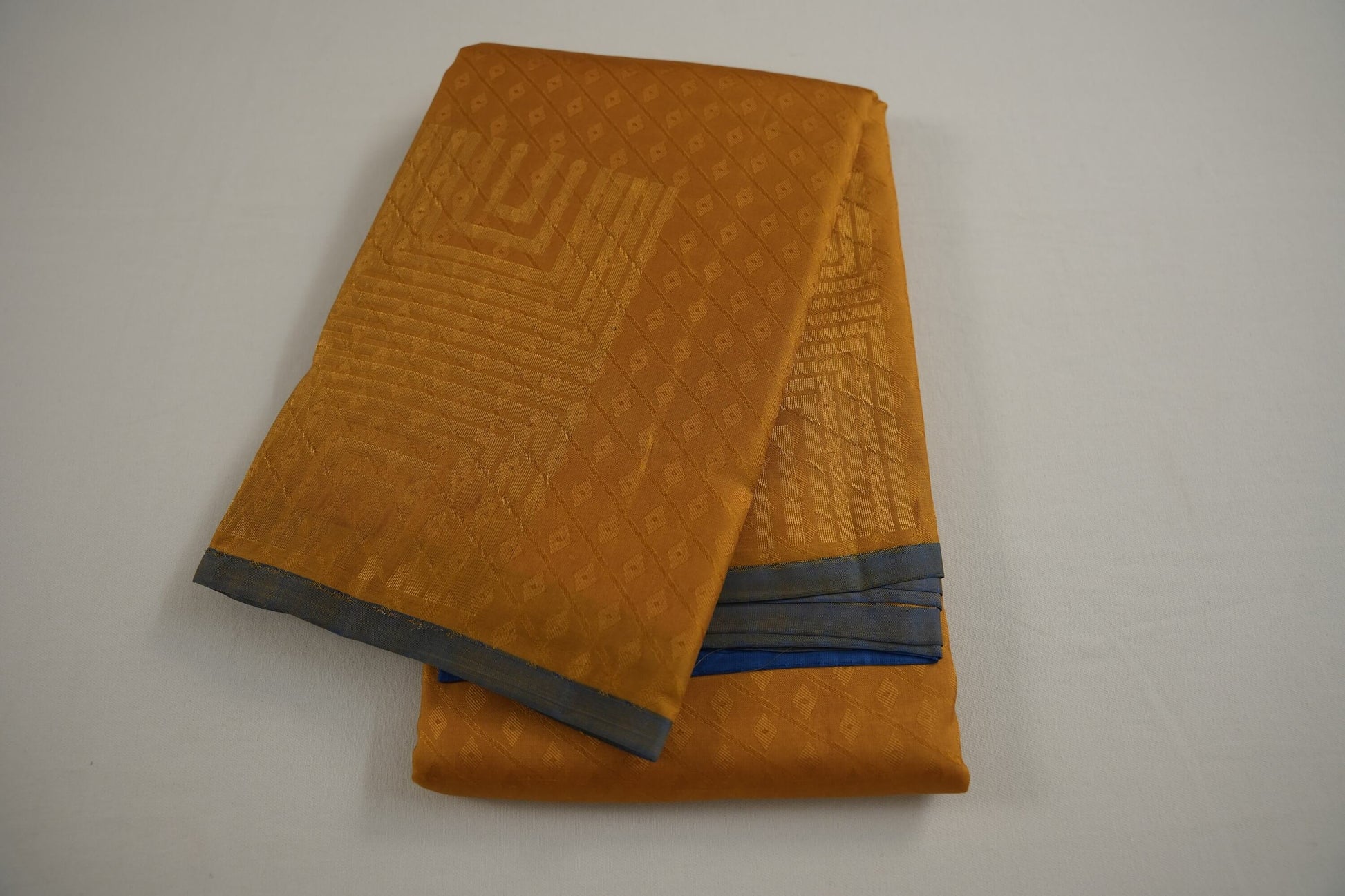 Mustard light weight kanchipuram silk saree