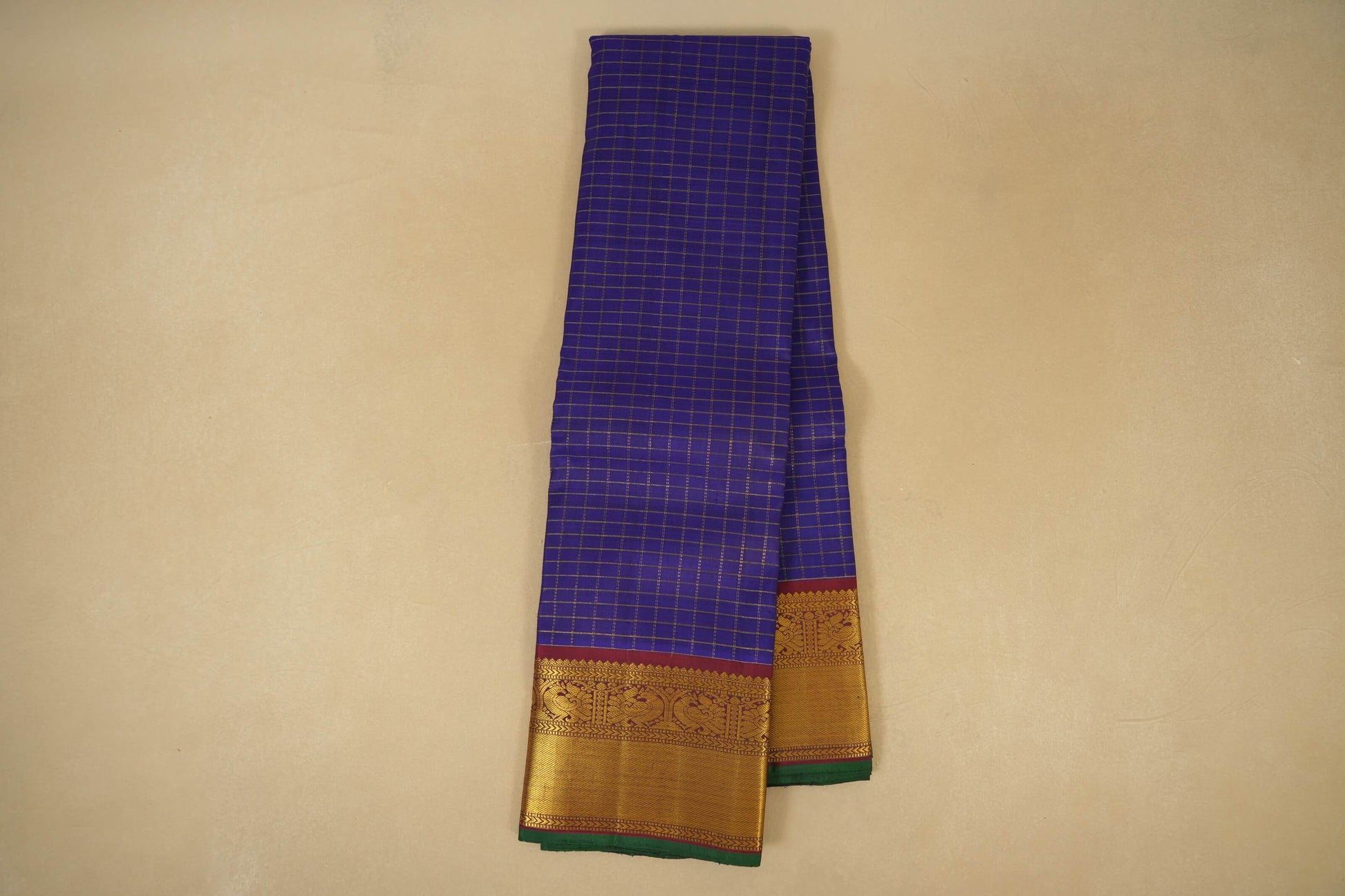 Violet Vintage Kanjivaram Silk Saree  Online