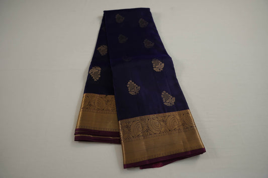 Bridal light weight kanchipuram silk saree