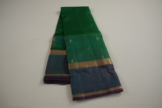 Bridal light weight kanchipuram silk saree