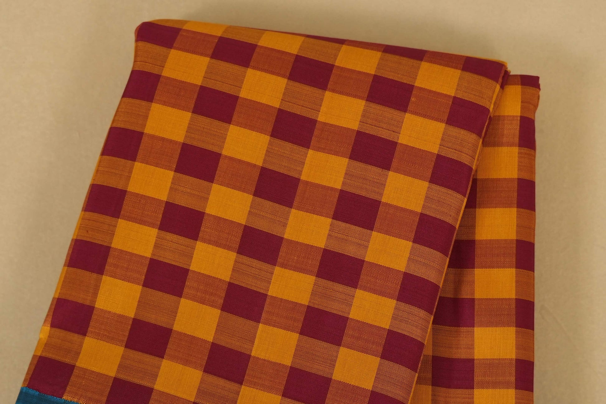 Multi Colour Vintage Kanjivaram Silk Saree  body zoom