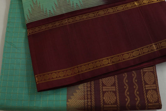 Temple borders silk cotton saree