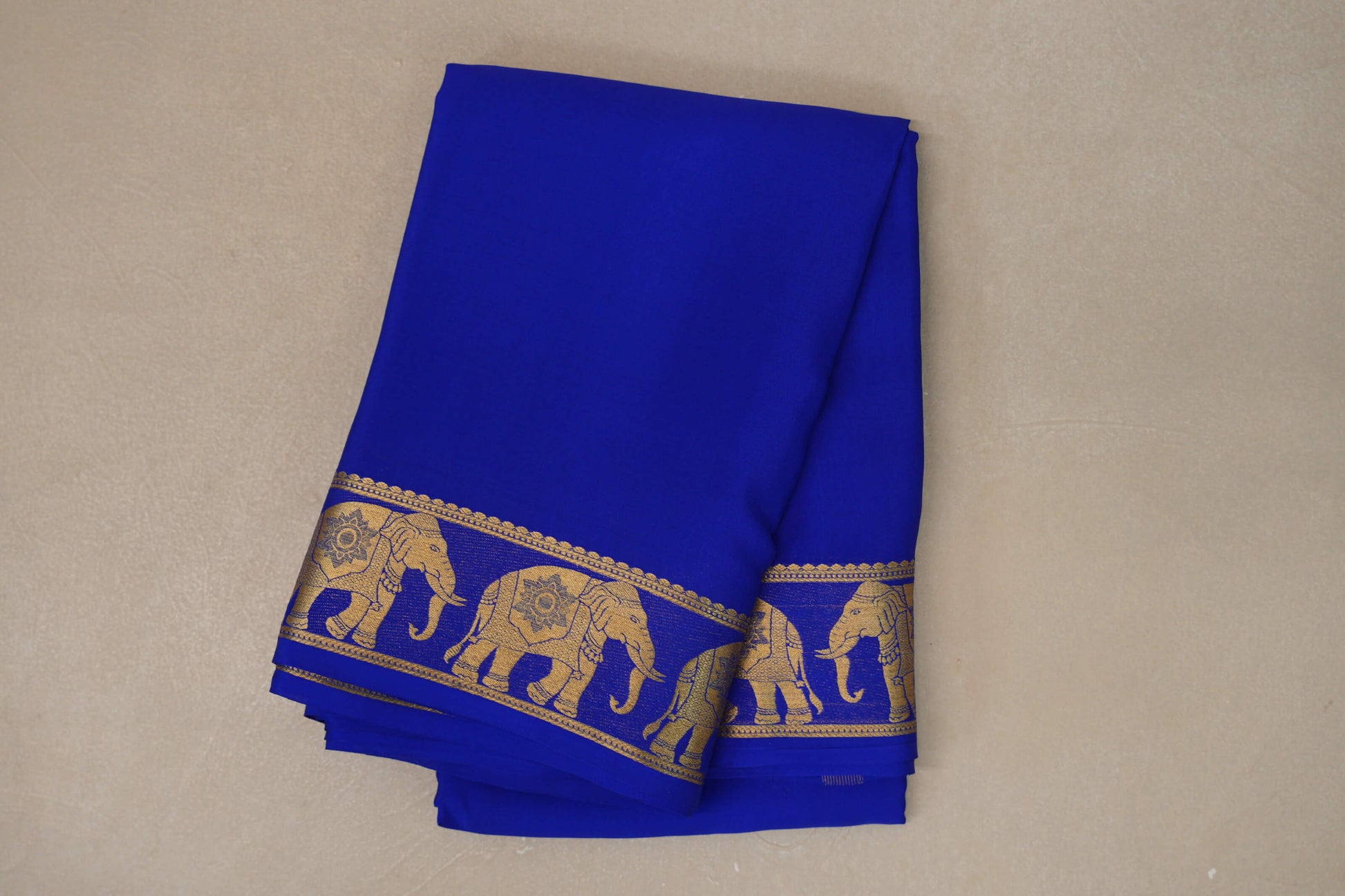 Royal Blue Mysore Silk Saree