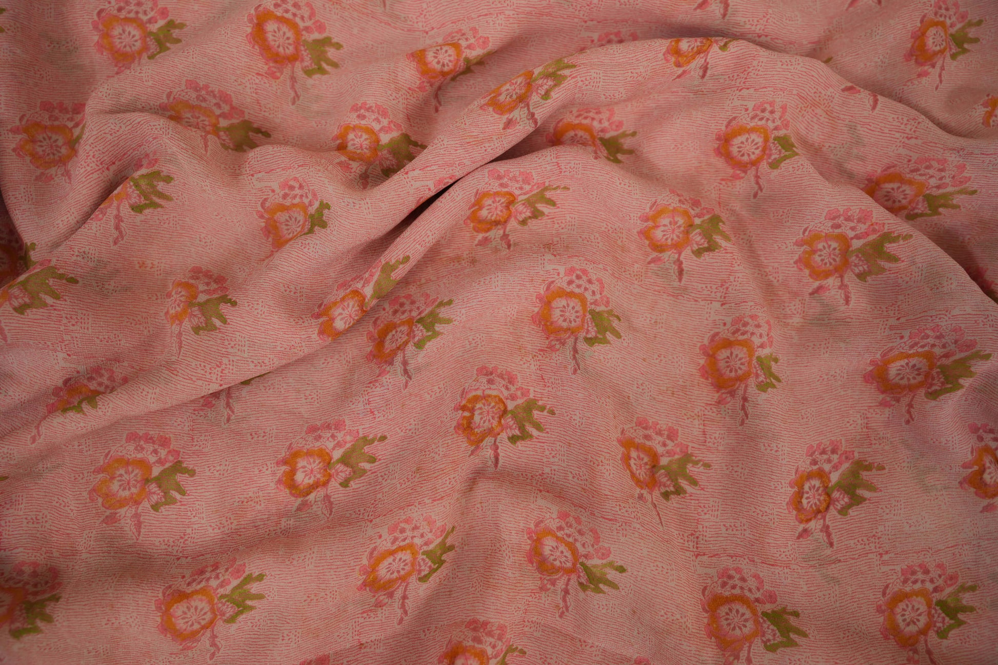 Pink Chiffon saree body