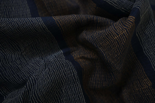 Blue Chiffon saree body