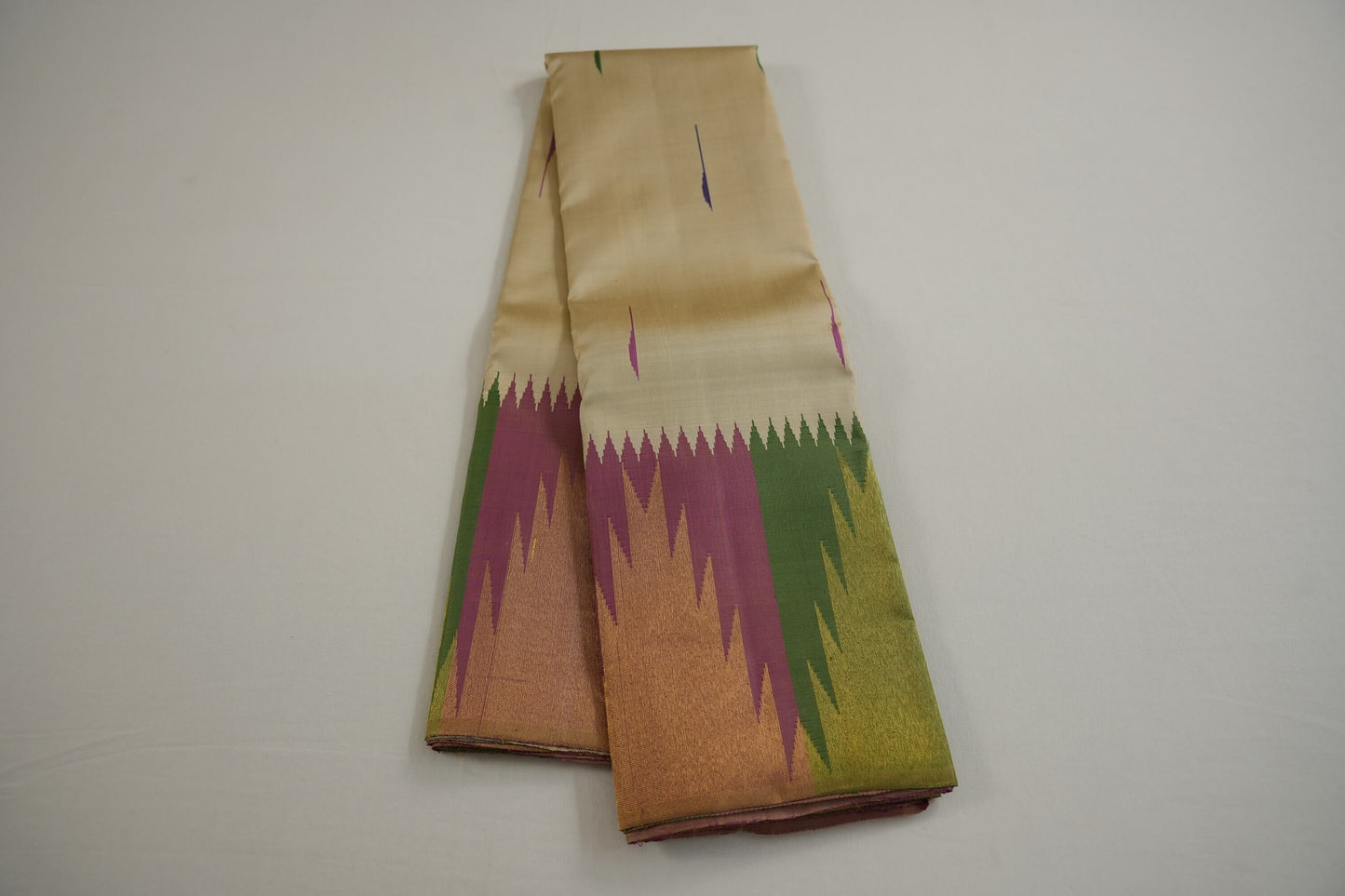 Temple borders kanchipuram silk saree