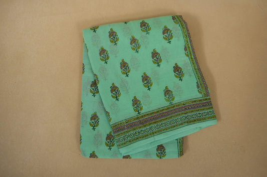 Light Blue Cotton Saree