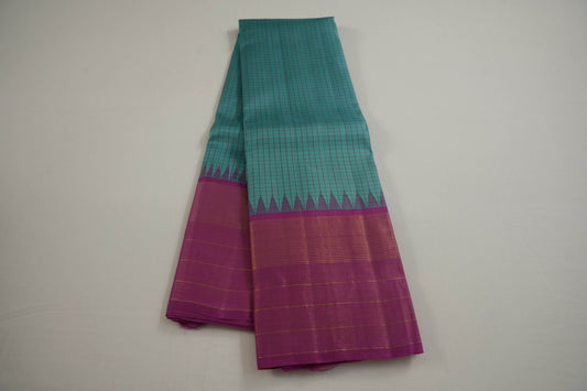 Temple borders kanchipuram silk saree