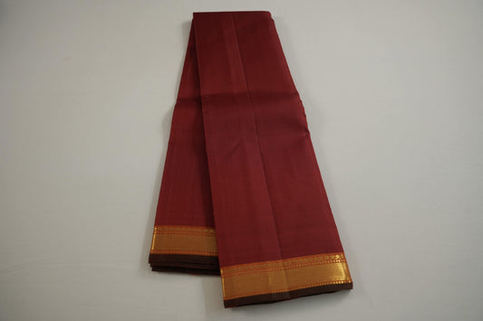 Plain kanchipuram silk saree
