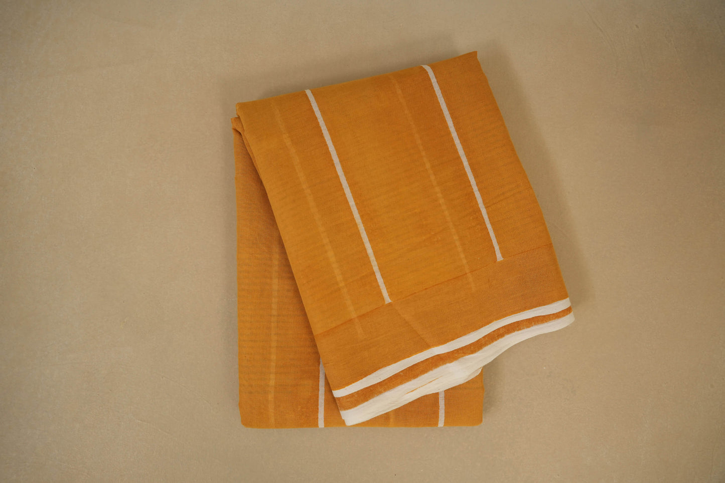 Yellow Cotton Saree