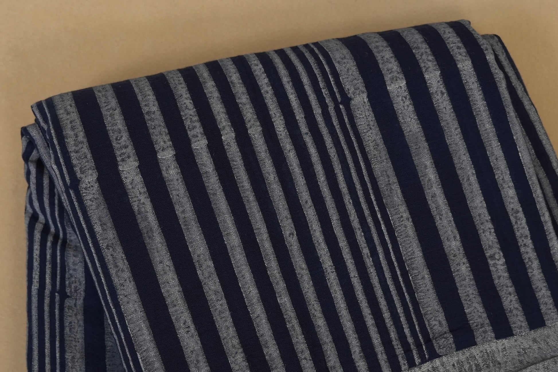 Blue Cotton Saree body