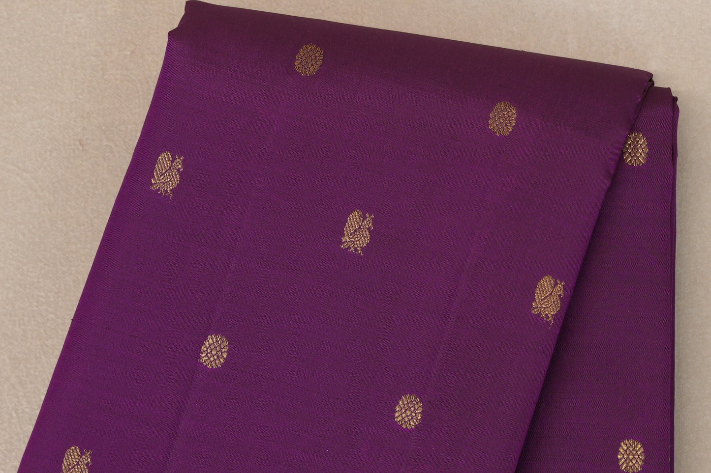Deep magenta Vintage Kanjivaram Silk Saree by Shreenivas Silks PSSR019307