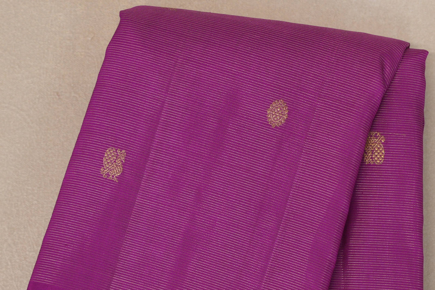 Bright Magenta Vintage Kanjivaram Silk Saree by Shreenivas Silks PSSR019309
