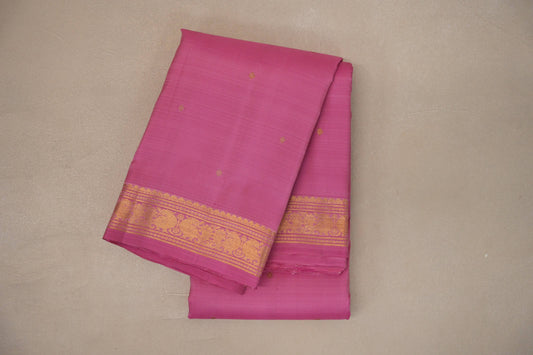 Rose Pink Vintage Kanjivaram Silk Saree by Shreenivas Silks PSSR019315