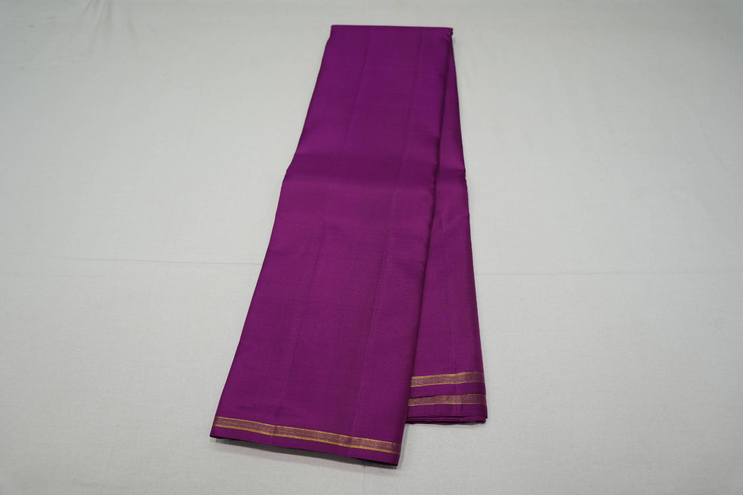 Plain vintage kanchipuram silk saree