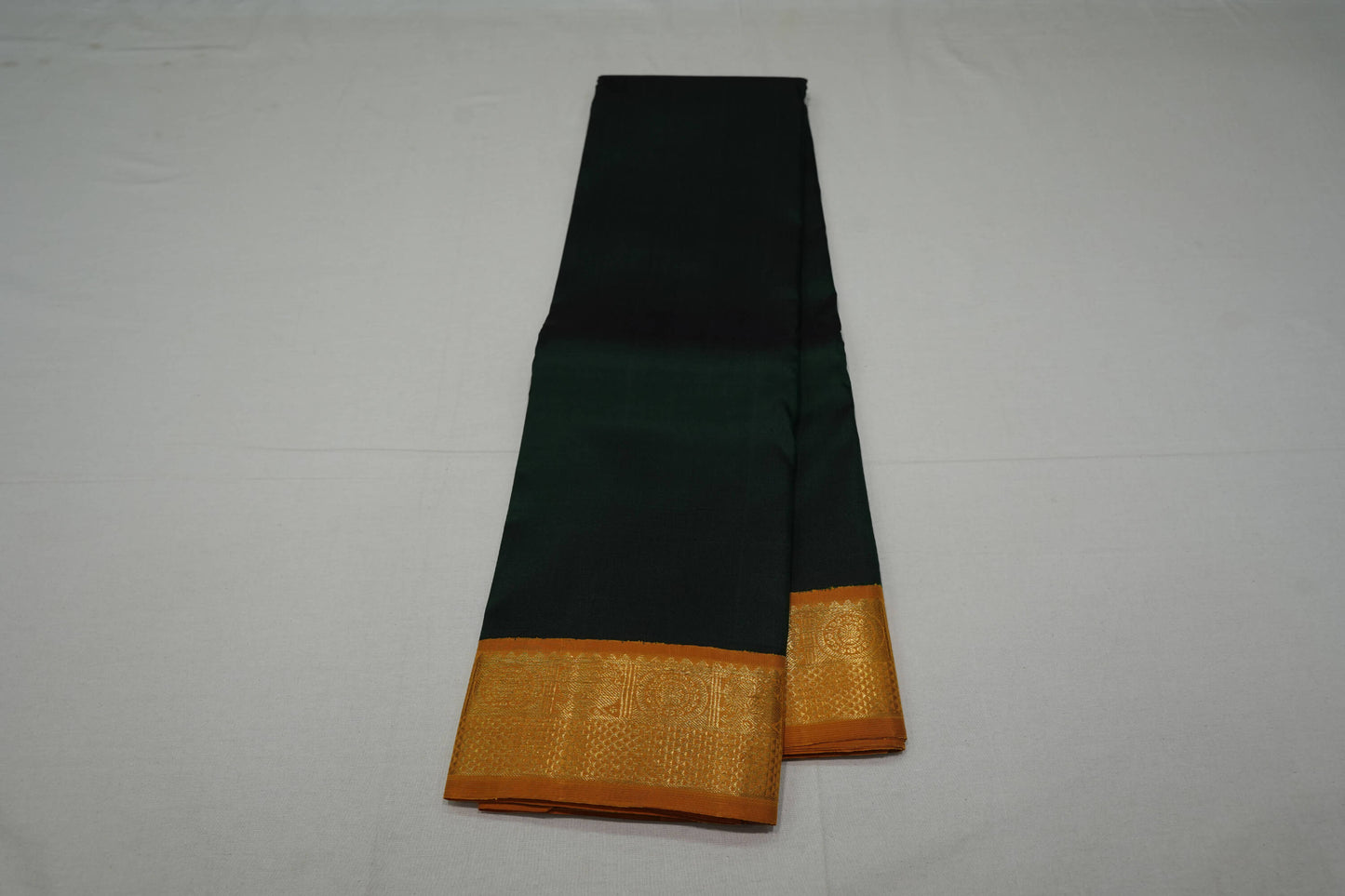 Plain vintage kanchipuram silk saree