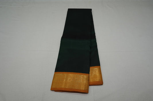 Plain vintage kanchipuram silk saree